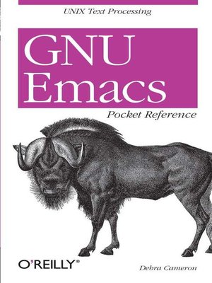 cover image of GNU Emacs Pocket Reference